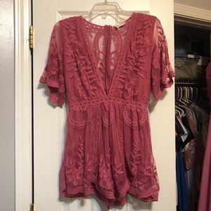 Pink Vestique romper.